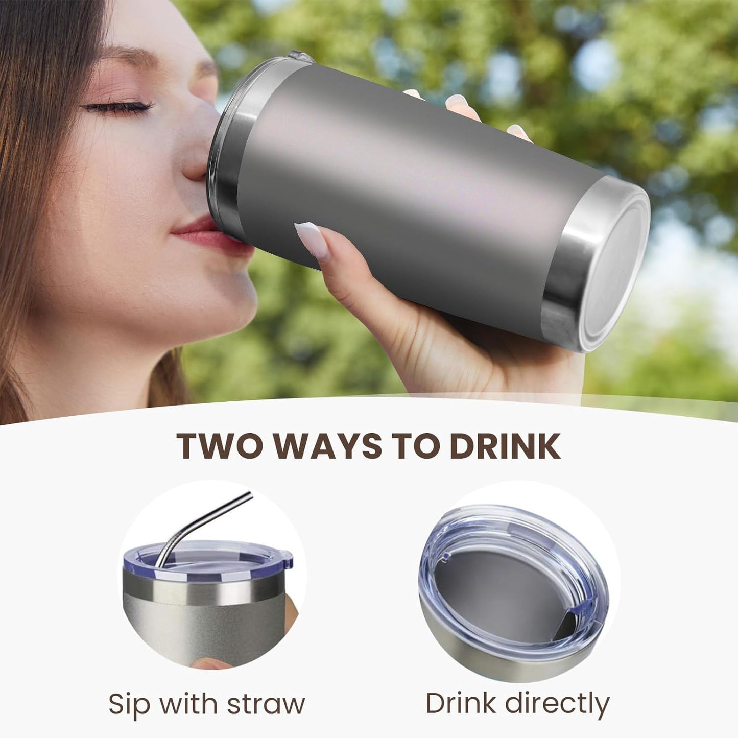 MEWAY 20oz Tumbler 4 Pack Double Wall Vacuum Insulated Travel Mug Bulk, Mix Color Stainless Steel Tumblers with Lid and Straw, Durable Powder Coated Coffee Cups for Cold & Hot Drinks（Color Mix, 4