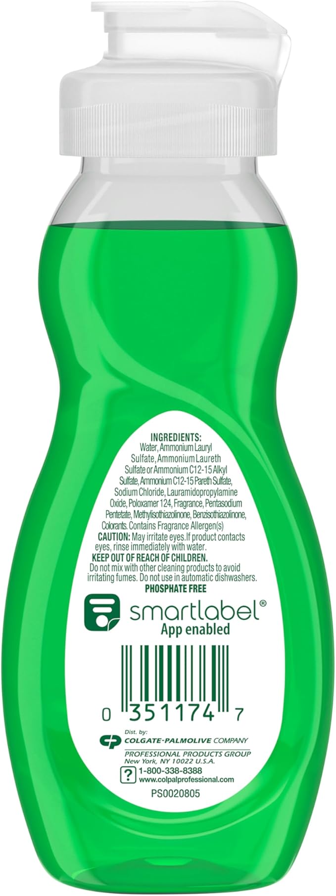PALMOLIVE Dishwashing Liquid, Travel Dish Soap, Original Scent, Green, 3 Fluid Ounce Bottle (Case of 72) - Total of 216 Fluid Ounces - Dishwashing Liquid - Kitchen Soap & Cleaning Supplies