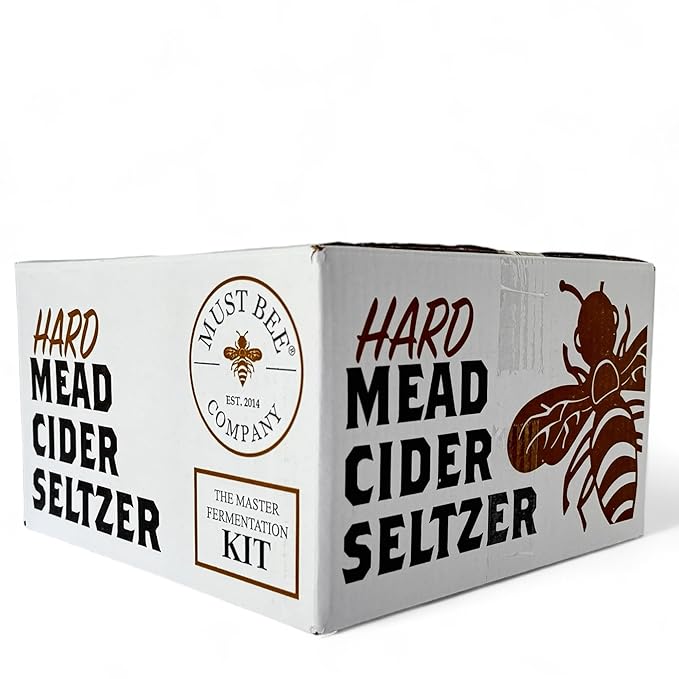 Master Fermentation Kit- 3 in 1 Make Your Own Hard Seltzer/Hard Cider/Mead reusable equipment from Must Bee Company- Mead Kit- Hard Cider KIt- Hard Seltzer Kit