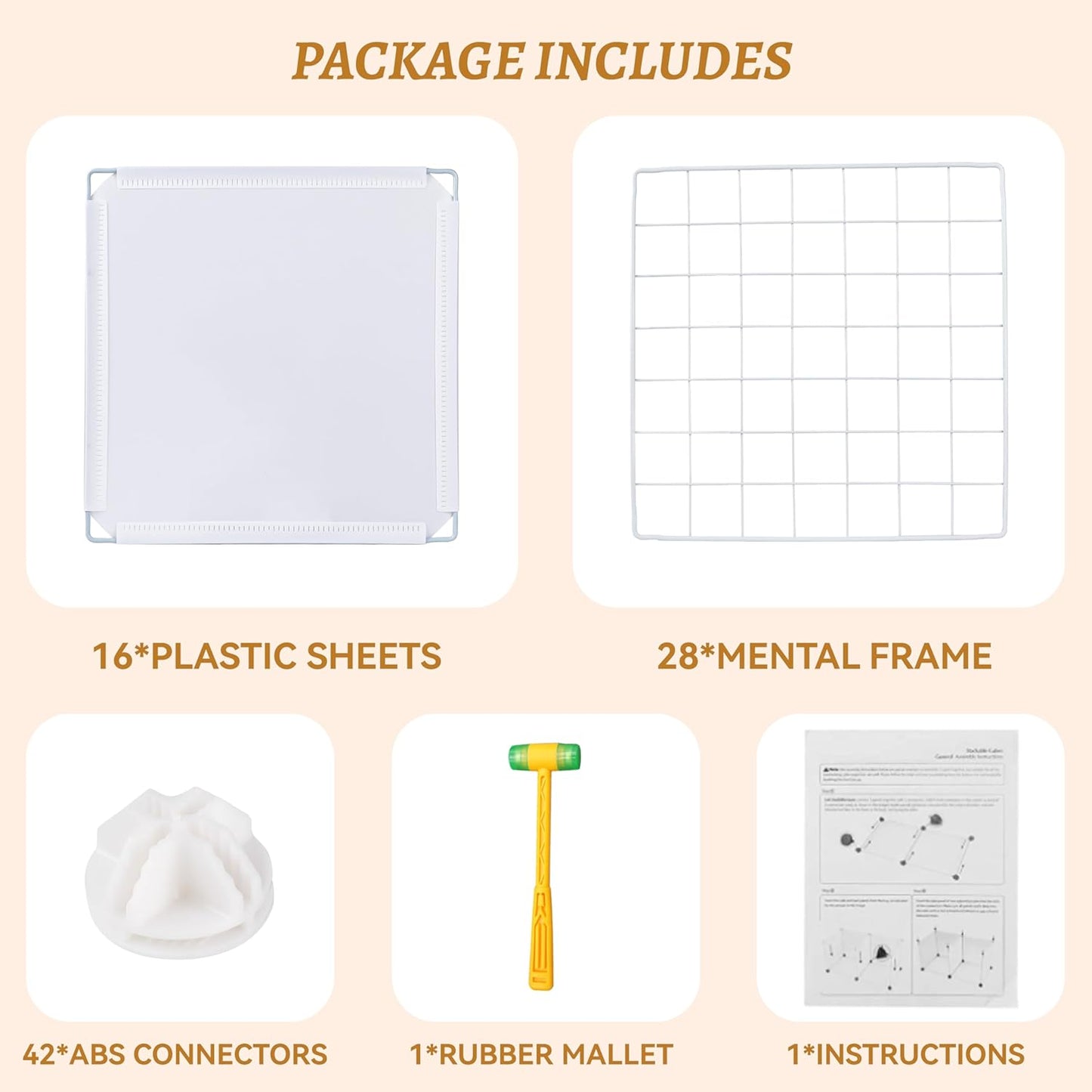 TUMUCUTE Cube Storage Organizer, Metal 12-Cube Shelves Bookshelf, Portable Closet Clothes Organizer for Bedroom, Home, Office, White