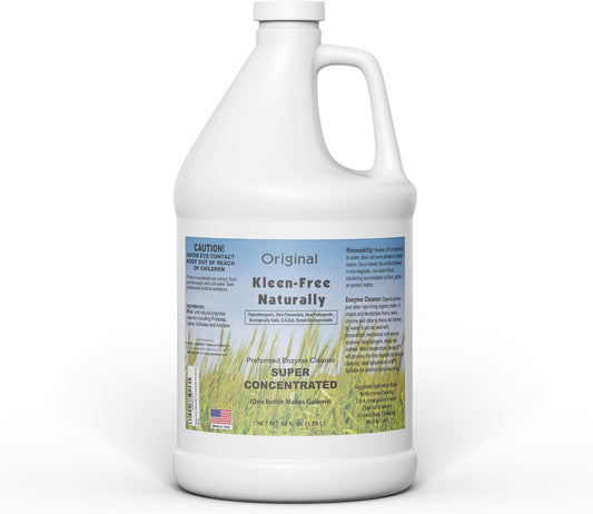 Naturally Preformed Enzyme Cleaner, Enzyme Solution, Multi-Purpose Cleaner, Laundry Additive, and More - Concentrate - Original Scent - 64oz