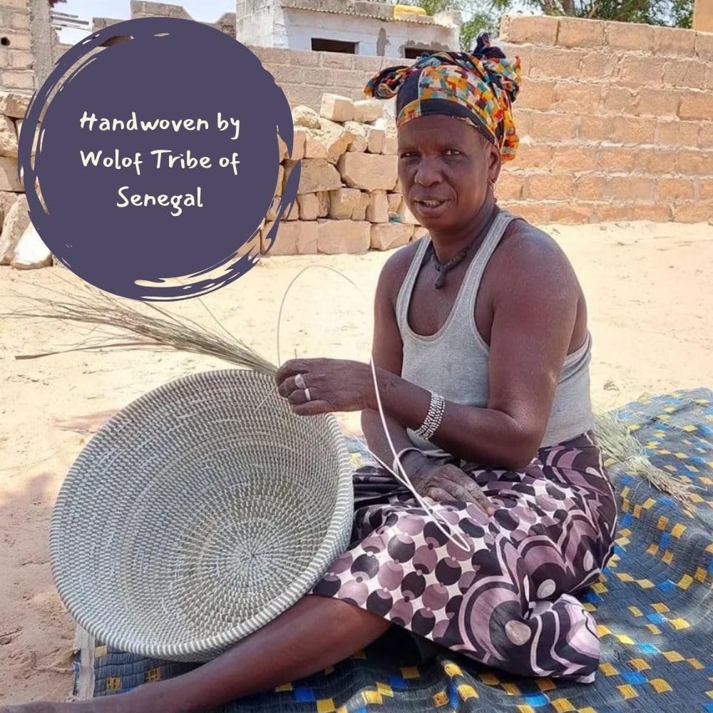 Shelf Basket, Organizing, Home Decor, Wicker Basket, Small Storage for Towels, Toilet Paper, and Toiletries, Woven, 12" wide, Blue