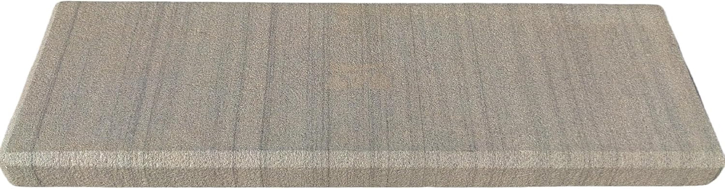 10.6" x 3.5" Sandstone Bathroom Vanity Tray: Organizer for Bathroom Kitchen Dresser Makeup Desk Entryway Decor, Green Wood Grain