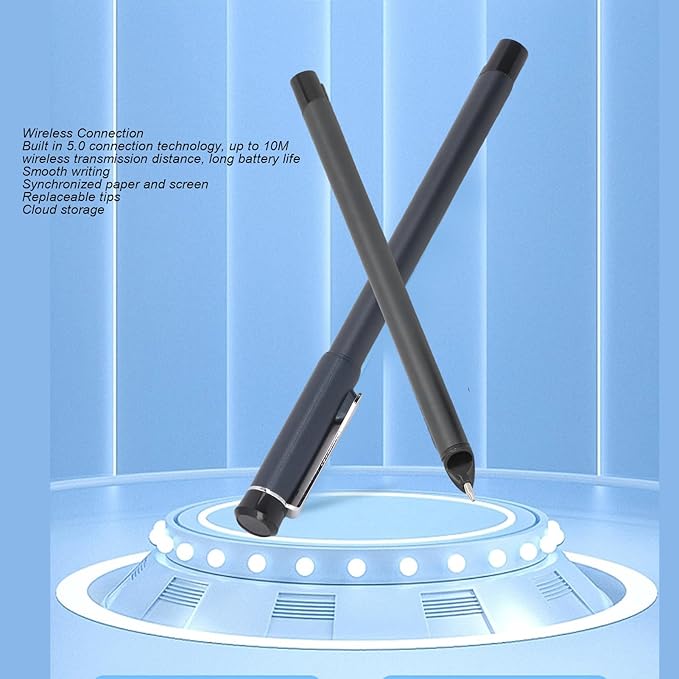 Yunseity Digital Notebook with Smart Pen, Real Time Sync for Digitizing, Bluetooth Wireless Paper Smart Writing Set, Convert to Text, Storing and Sharing Paper Note, for iOS for and ()