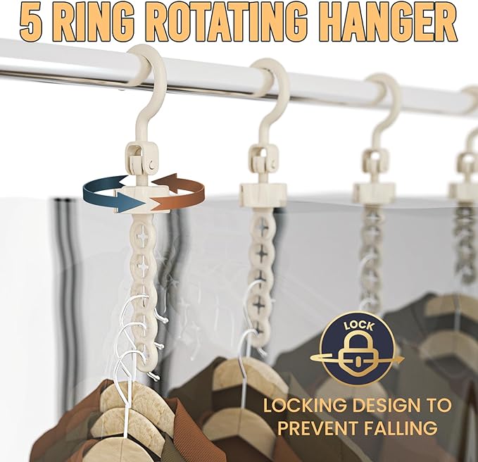 TAILI Hanging Vacuum Storage Sealer Bags Space Saver Bag for Clothing, Suits and Jackets, Closet Organizers, Travel, Set of 4 (2 Long, 2 Short), Clear