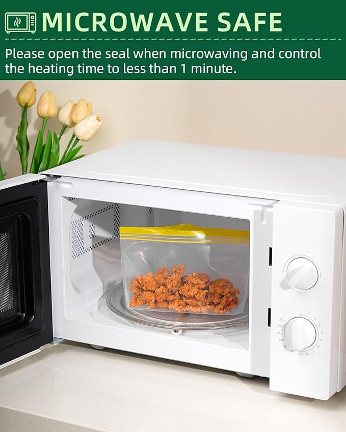 Lerine 22 Pack Reusable Sandwich Bags Dishwasher Microwave Safe, Stand Up Reusable Bags Silicone and BPA Free, Reusable Food Storage Quart Bags for Lunch, Fruits (Green Gray, 22Sandwich)