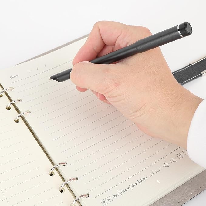 Digital Smart Pen and Notebook, Real Time Sync for Digitizing, Convert to Text, Offline Storage, Sharing Paper Notes, Smartpen Writing Set for Phones, Tablets, Study Notes (Black)