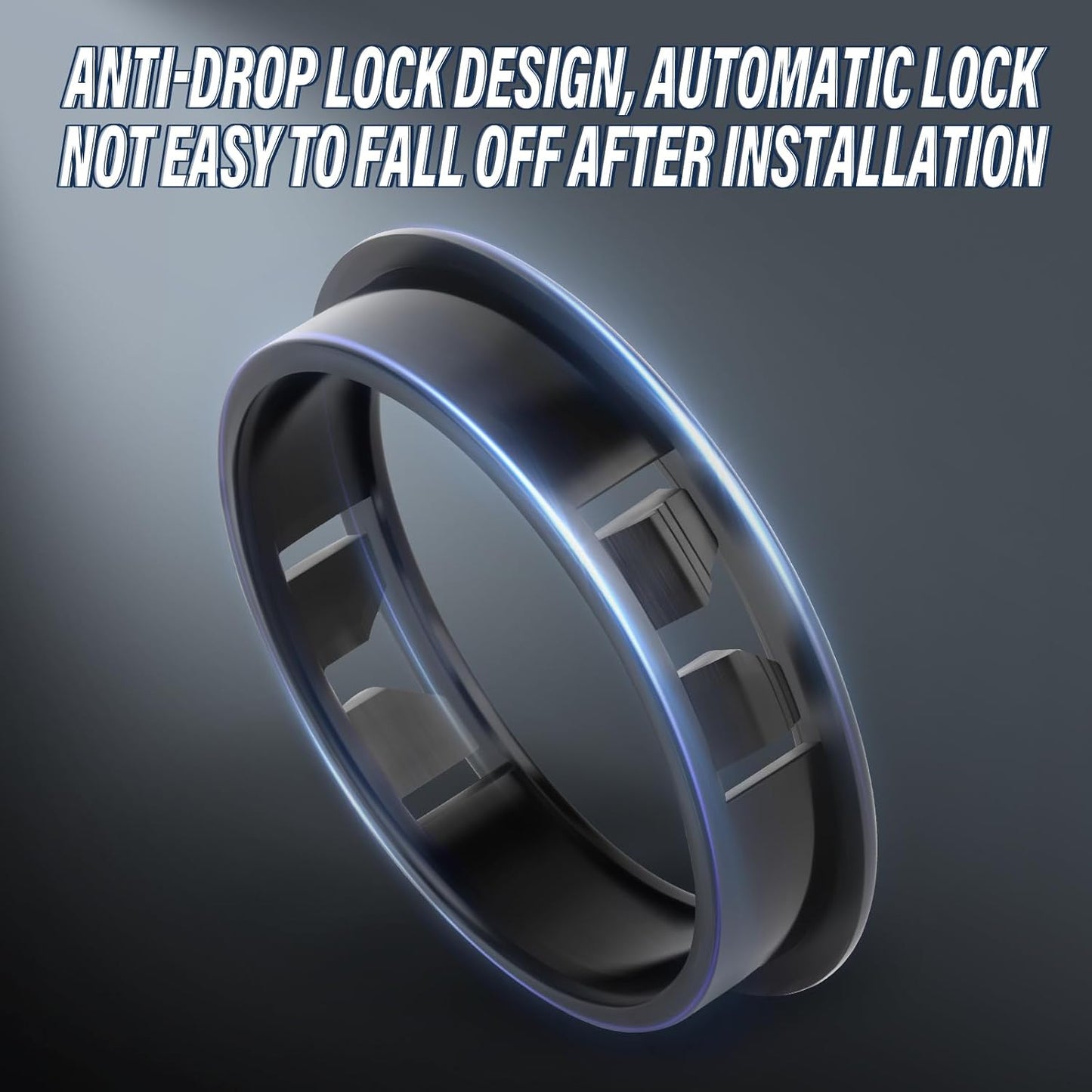 100PCS 1/2" Round Cable Snap Bushing Grommet, Black Snap in Cable Grommet Protector