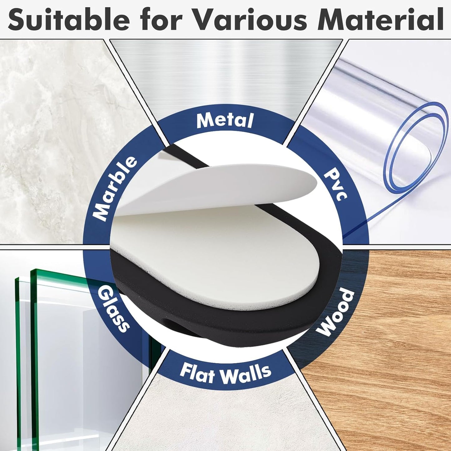 Cable Clips Cord Holder - 18 PCS Black Adhesive Phone Cord Organizer Charger Holder Cable Wire Management Clips Keeper for Nightstand, Desk, Office or Mouse