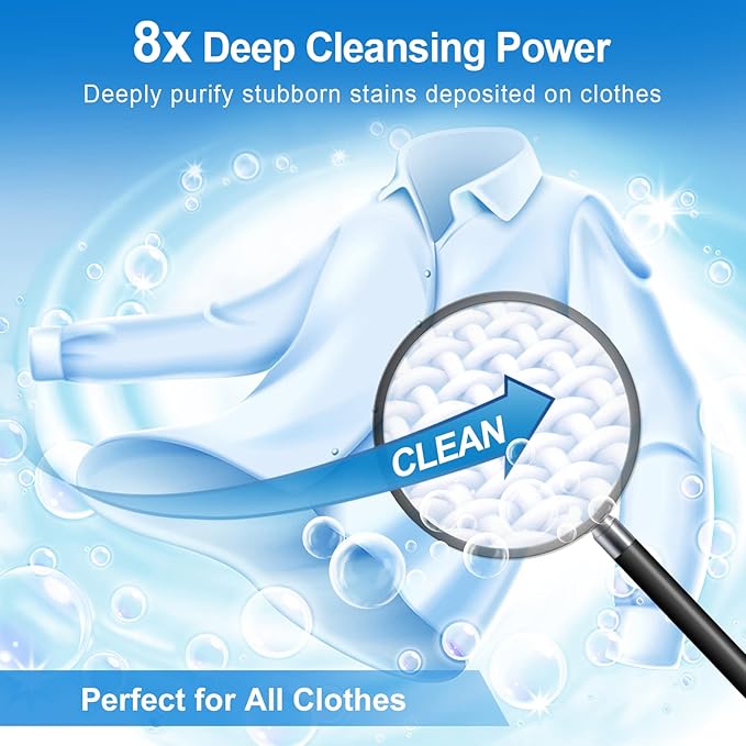 Laundry Detergent Sheets, 200 Count, Fragrance Free, Unscented, Eco-Friendly, Hypoallergenic, Biodegradable, Plastic Free, Liquidless, Suitable for Sensitive Skin