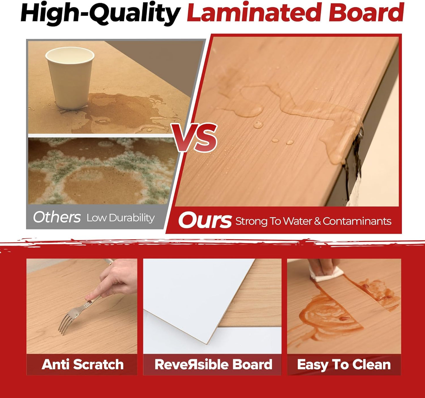 HOMEDANT 5-Tier Laminated Boltless Heavy Duty Metal Shelving Unit Adjustable Garage Storage Utility Rack Shelves Organization Multipurpose Shelf Warehouse Industrial 39.8" W x 18.2" D x 71.3" H 4Pack