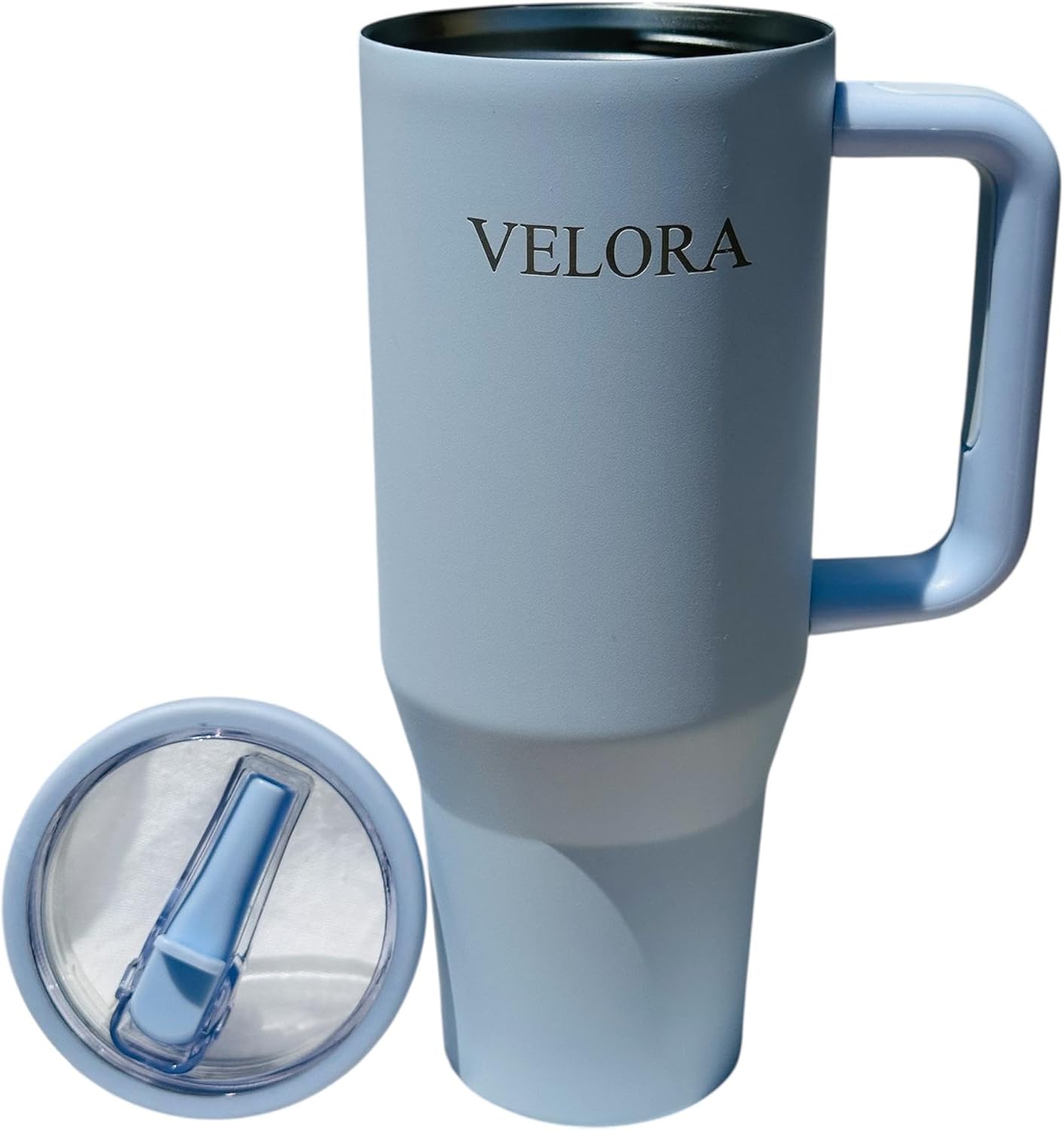 VELORA ChillGuard 40 oz Stainless Steel Insulated Tumbler for Hot & Cold Drinks (Water, Coffee, Smoothies, juices etc) (Light Blue)