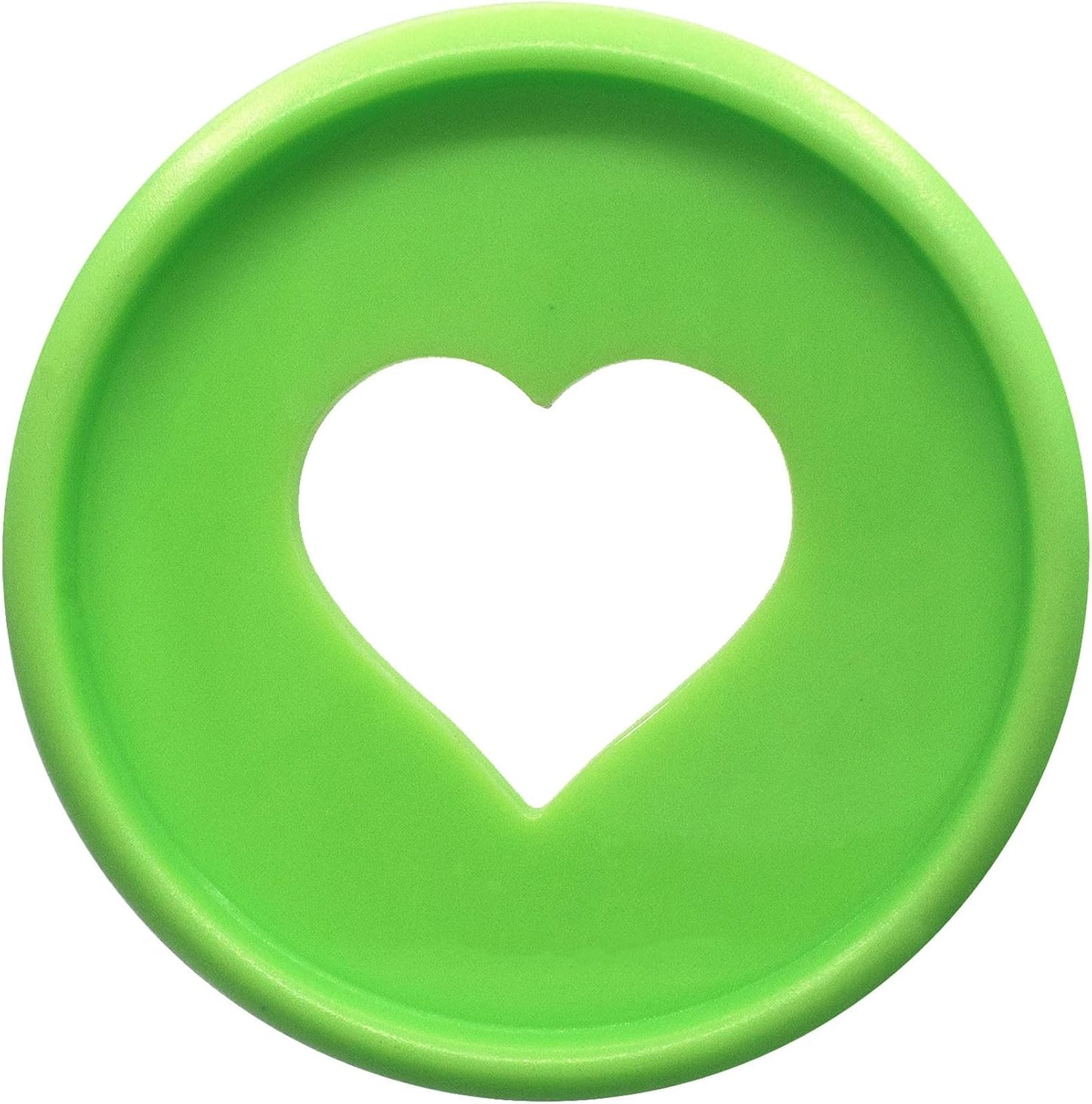 100pcs Planner Expander Discs 0.94Inch Book Binding Disc For Discbound Notebook Accessories Heart Binder Rings(Green,0.94inch/24 mm)