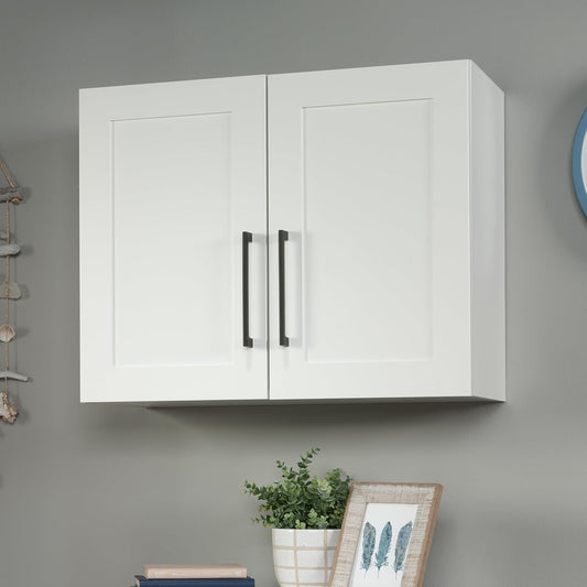 Sauder Homeplus Hanging Cabinet, White Finish