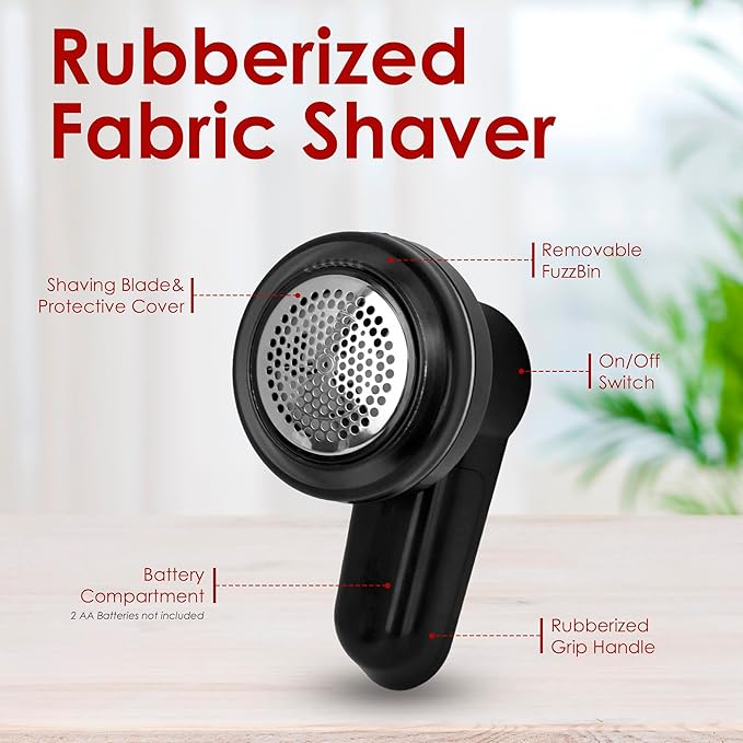 SMARTEK USA INC Black Smartek Rubberized Fabric Shaver
