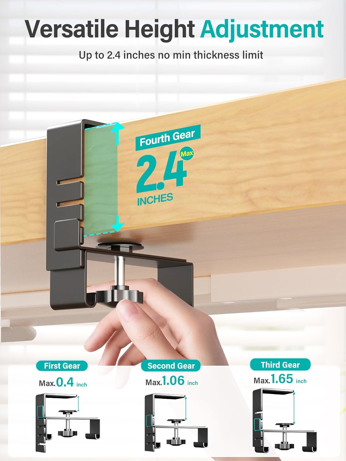 [Upgraded] 49.2" Under Desk Cable Management Tray, Orapoke Cable Management Under Desk No Drill, Large Fabric Cord Hider for Wire Organization, Cord Organizer Supports Up to 30lbs for Office, Home