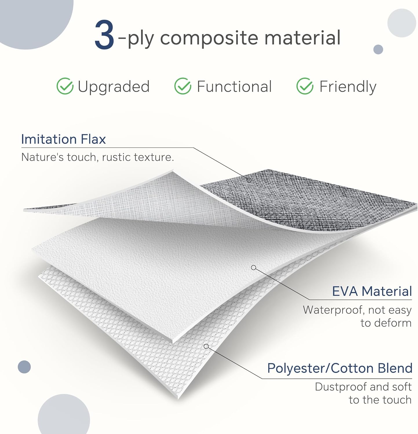 Cube Storage Baskets 6 Pack, 11x11 inch Foldable Cube Storage Bins with Leather Handles for Shelf Closet Nursery Toys (Black/ Gray)