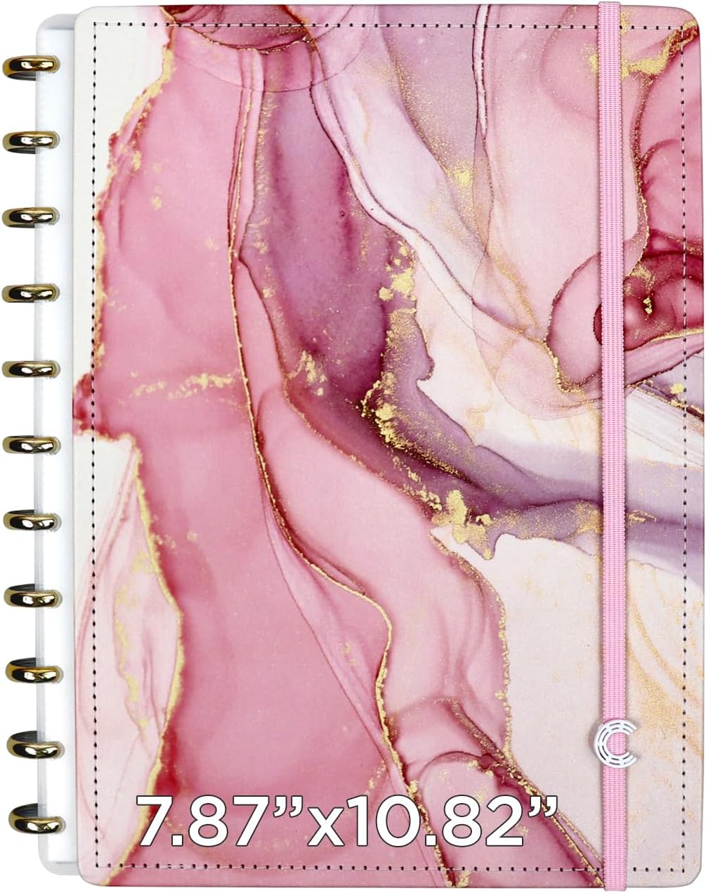 Premium Discbound Notebooks - Plan, Organize, Customize, and Conquer- Discbound Planner with 4 Tab Dividers For Work, School, Journal, or Daily Use – (AGATHA, LARGE 7.87 x 10.82 in)