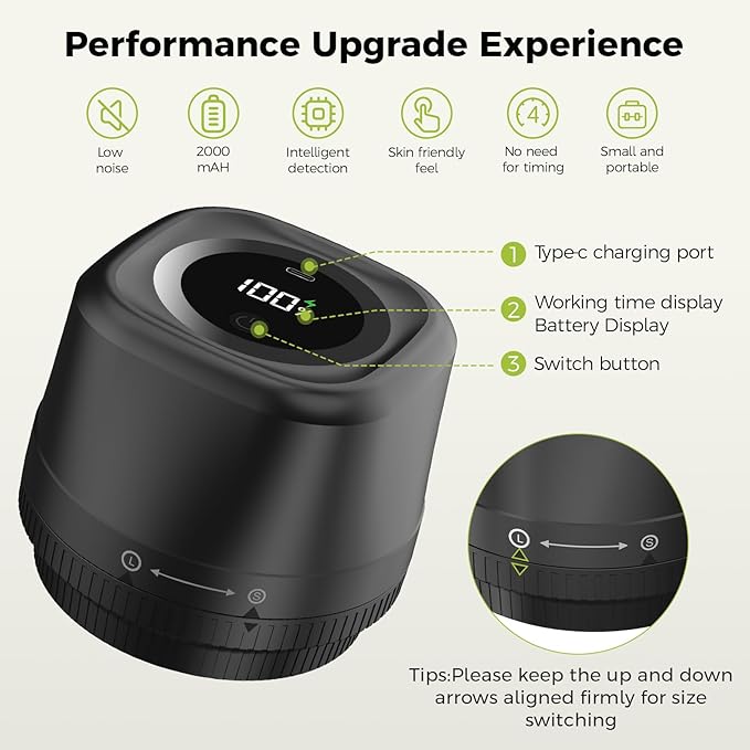 Upgraded Electric Mason Jar Vacuum Sealer, 3-in-1 Automatic Vacuum Sealer Kit for Canning with Wide and Regular Mouth Mason Lids, Portable Mason Jar Sealer for Vacuum Bag, Gifts for Mom