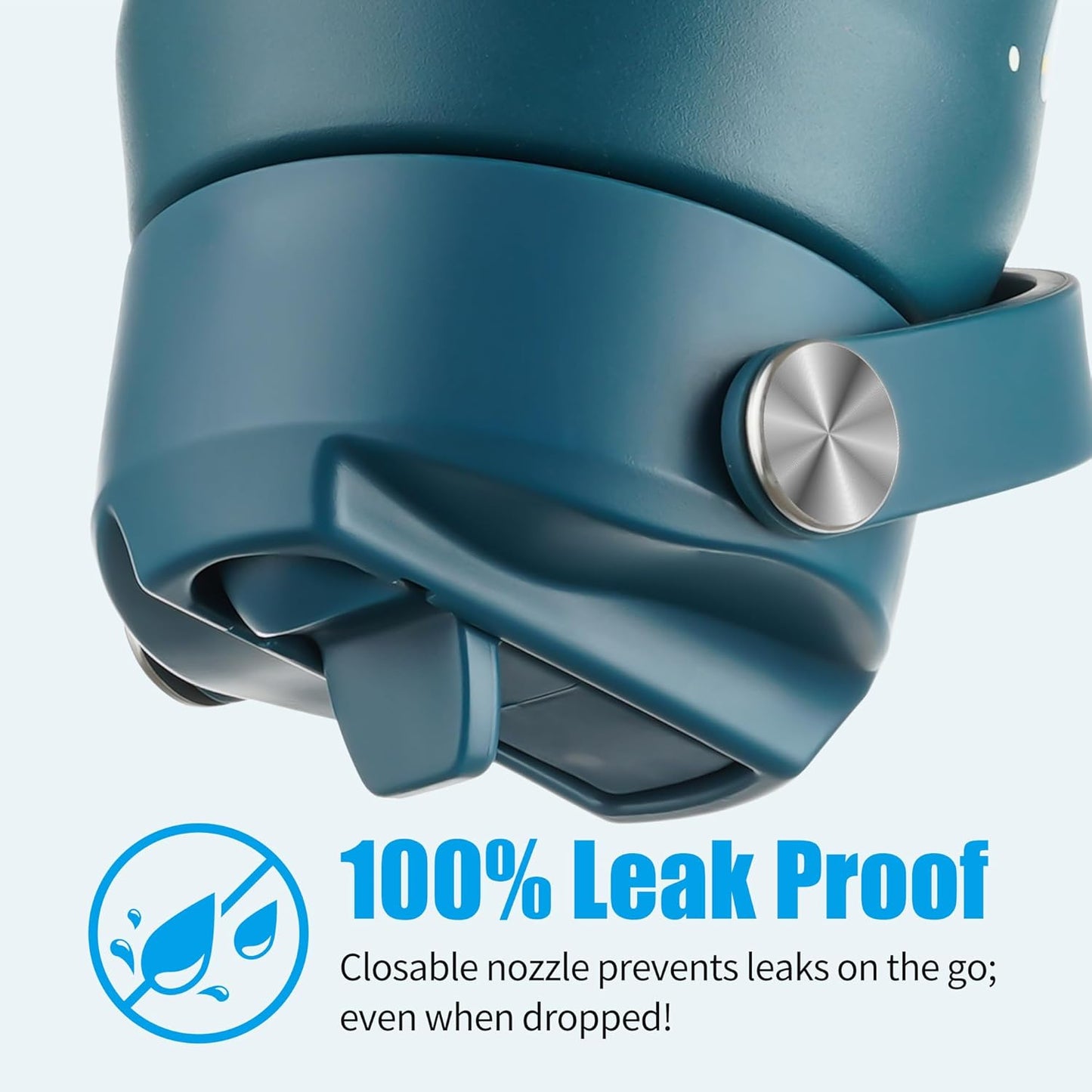 OLDLEY kids Water Bottle - 18oz Insulated Stainless Steel - Wide Straw Lid, Non Spill, Leakproof, Kids Water Bottle for School,Airplane