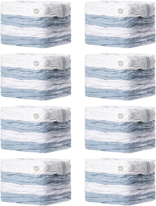 TAILI 8 Pack Vacuum Storage Bags, Jumbo Cube (31x40x15 Inch), Extra Large Vacuum Seal Bags for Comforters, Blankets, Bedding, Clothes, Closet Organization Space Saving, Clear