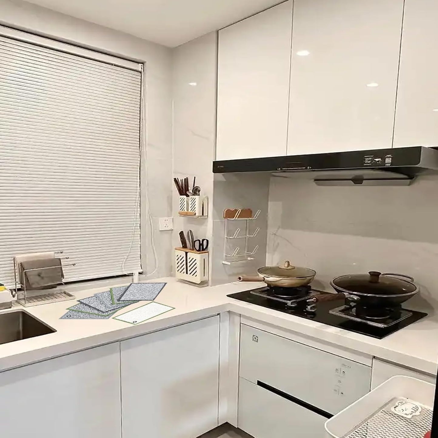 New thickened double-sided metal wire dishwashing cloth, suitable for both dry and wet use, scratch free dishwashing cloth, suitable for kitchen cleaning, cookware, tableware, sink (2 pieces)