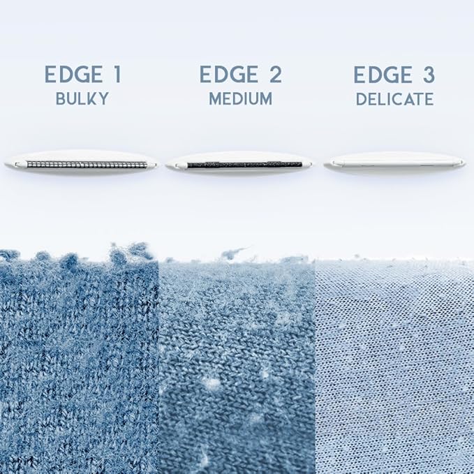 GLEENER Battery-Free Fabric Shaver & Lint Brush | Ultimate Fuzz Remover Sweater Comb | Lint Remover and Depiller for Clothing & Furniture (Burnt Orange)