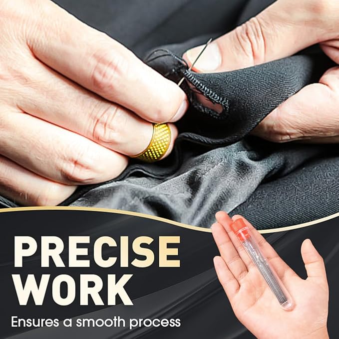 37PCS Sewing Tool Set, Needles Thread Hand Repair Tools, Portable DIY Hand Made Craft Set, Sewing Working Kit for Beginners, Professional DIY Lovers (2SETS)