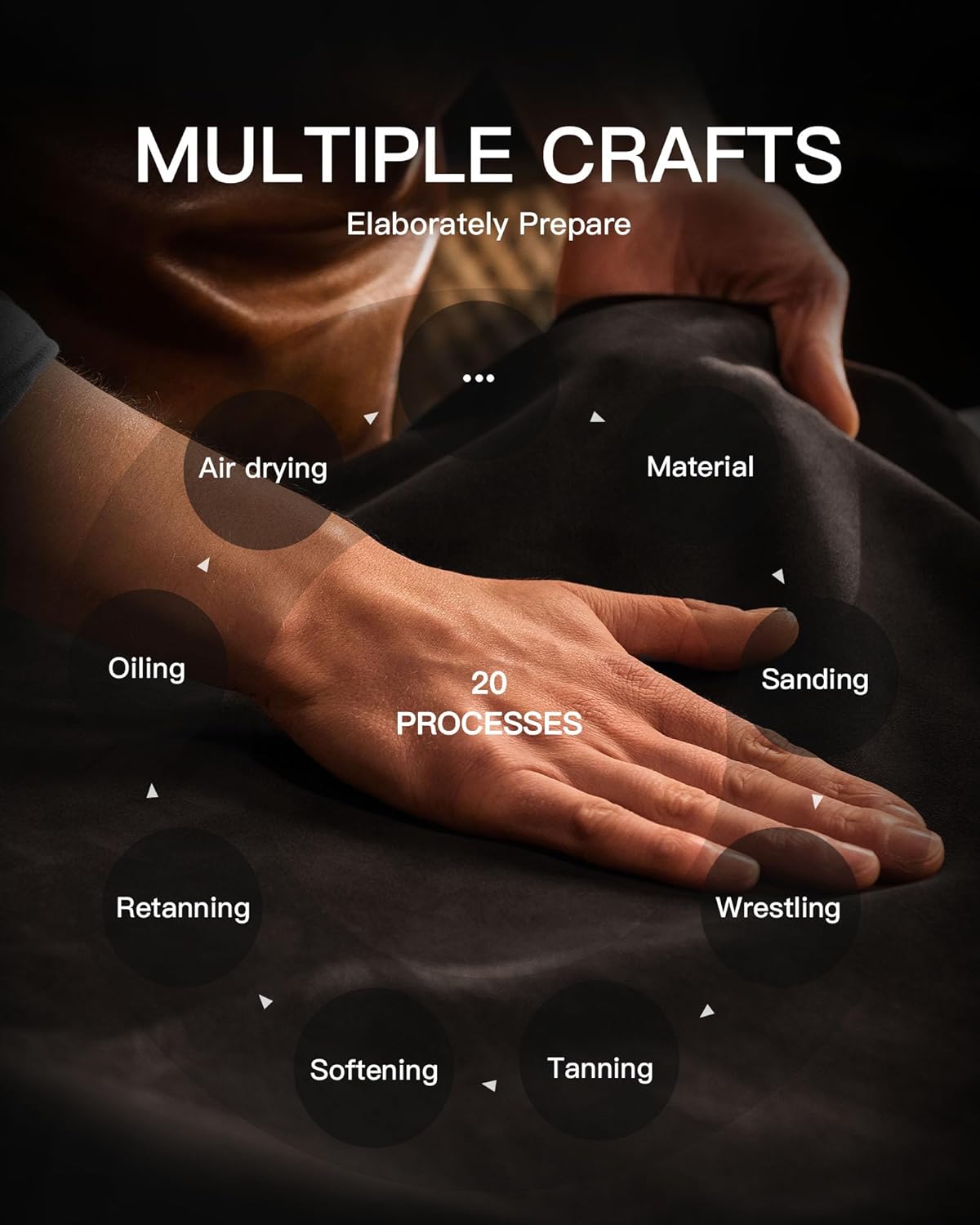 YSAGi Genuine Leather Desk Mat, 35.4"X17" Leather Desk Mat, Office Desk Pad, Thick Desk Pad with Stitched Line, Non-Slip Laptop Writing Pad with Rubber Base(Black, 35.4"X17")