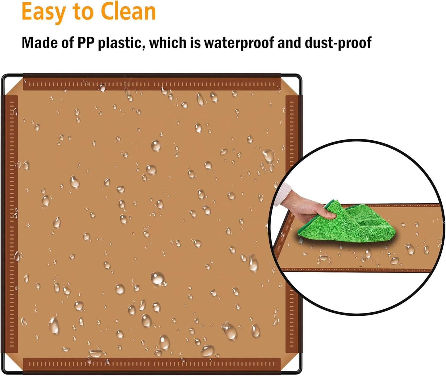 HOMIDEC Closet Organizers and Storage, 9 Cube Storage Organizer Cubes, Portable Closet Organizer Shelves for Clothes, Bedroom, Wardrobe, Kids Room, Bathroom, Brown