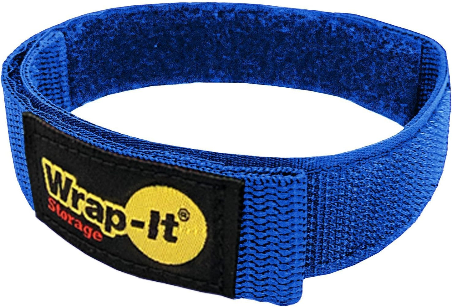 Quick-Straps by Wrap-It Storage - 18" (8-Pack) Blue - Hook and Loop Hose and Cable Organizers