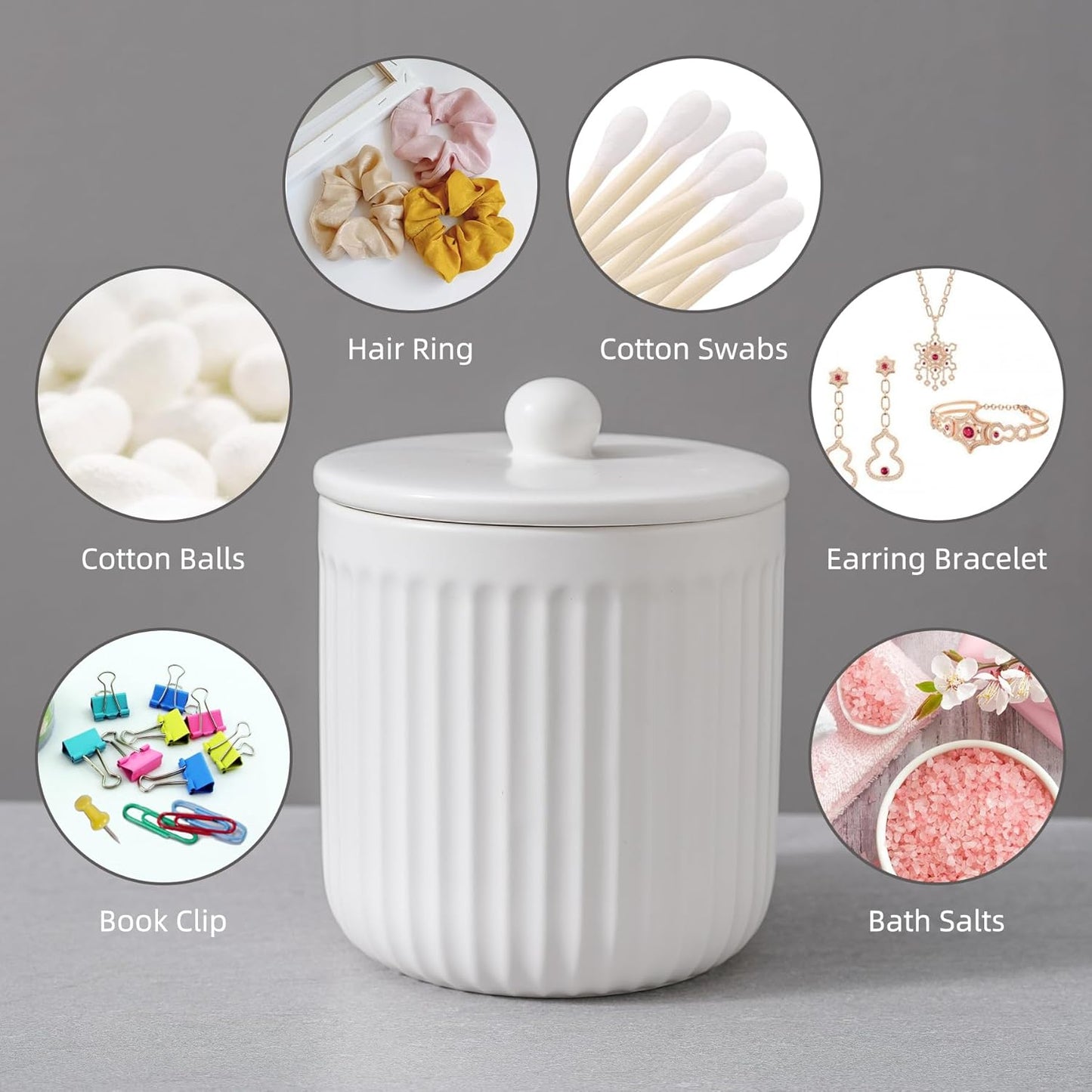 Ceramic Bathroom Accessories Set,Lotion Soap Dispenser and Toothbrush Holder Set, Soap Dish, Apothecary Jars,Rustic Farmhouse Decor, Bathroom Home Decor (White Set, Liquid)