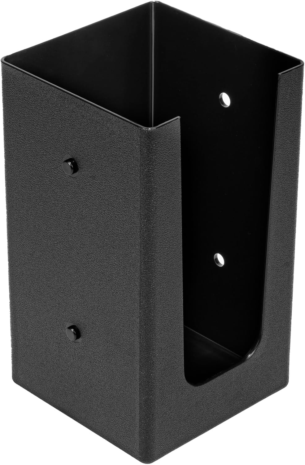 Restaurantware Restpresso Coffee Bar Organizer, 1 Count Durable 1 Compartments, Compact Size, Black Plastic Tabletop Coffee Supplies Organizer For Homes, Office Spaces, Breakrooms, and Lounges