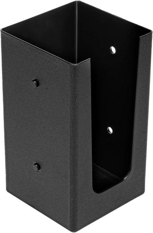 Restaurantware Restpresso Coffee Bar Organizer, 1 Count Durable 1 Compartments, Compact Size, Black Plastic Tabletop Coffee Supplies Organizer For Homes, Office Spaces, Breakrooms, and Lounges