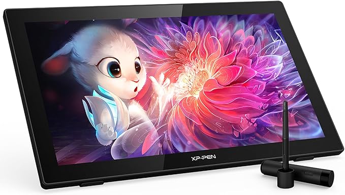 XPPen 21.5 Inch Drawing Tablet with Screen 122% sRGB, Artist 22 2nd IPS Graphics Tablet with 8192 Levels Battery-Free Stylus, Pen Display with Adjustable Stand, AG Film for Windows, Mac, Chrome, Linux
