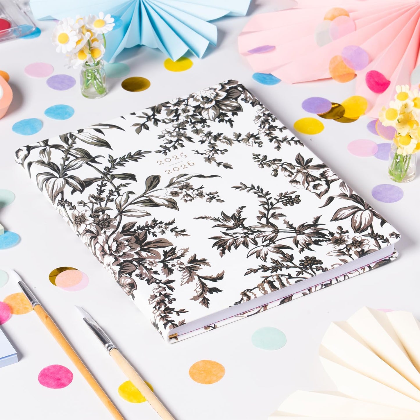 Laura Ashley 2025-2026 Large Agenda Planner, 18 Month, Monthly & Weekly Pages (8 x 10")