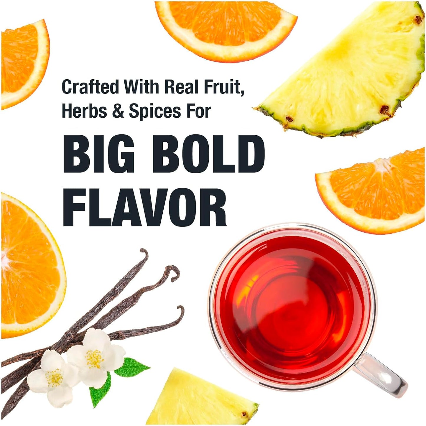 Tiesta Tea - Orange Dream Float Tea, Loose Leaf, Orange Cream Herbal Tea, Premium Caffeine-Free Tea Blend, Make Hot or Iced & Up to 50 Cups, 5 oz Refillable Tin