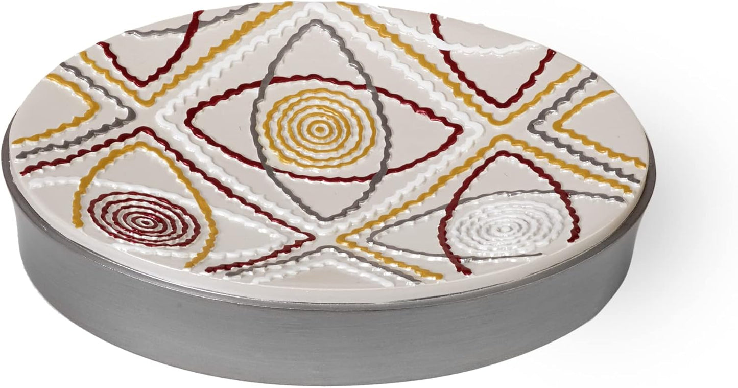 Zahari Home 4pc Sedona Stylish Bathroom Accessories Set Shower Soap Dispenser, Tumbler, Tooth Brush Holder and Toothpaste Holder, Soap Dish Classic Contemporary Decor Unique Design Modern Bath Set