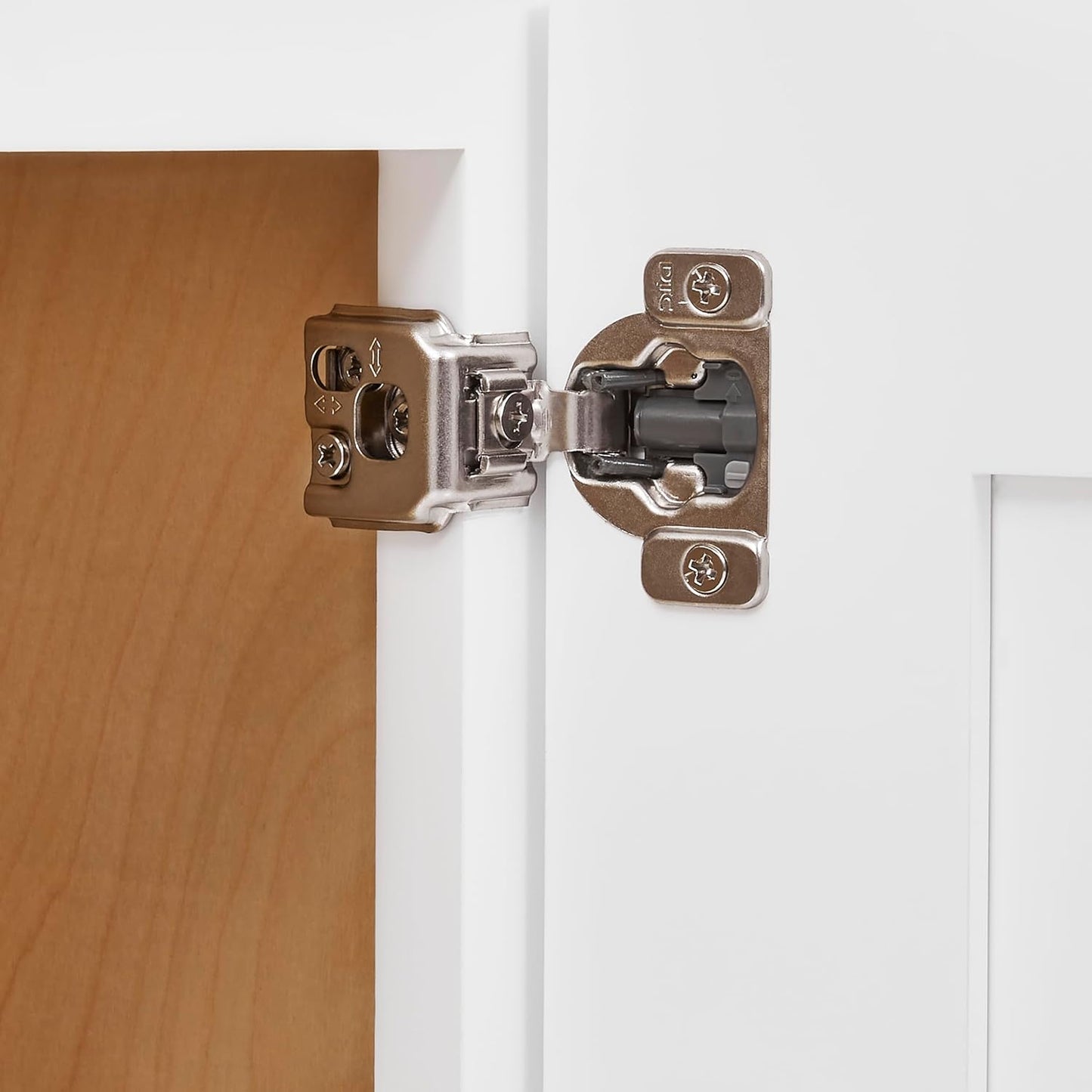 White Shaker Wall Cabinet - Ready to Assemble, Perfect for Kitchen, Laundry, and Bathroom Storage - 33”W x 12”H x 12”D