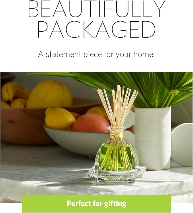 AGRARIA AirEssence & PetiteEssence Flower and Reed Diffuser Set, Luxury Home Fragrance Set, Scented Oil Reed Diffuser Gift for All Occasions