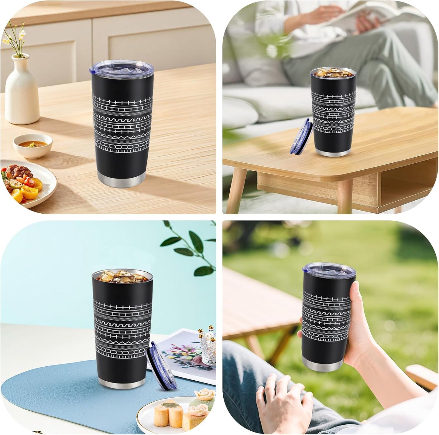 Hidden Message Coffee Mug 20oz, Gift for Work Bestie, Funny Coffee Mug, Modern Coffee Lover Gift for Friends, Family, Coworkers (Black)