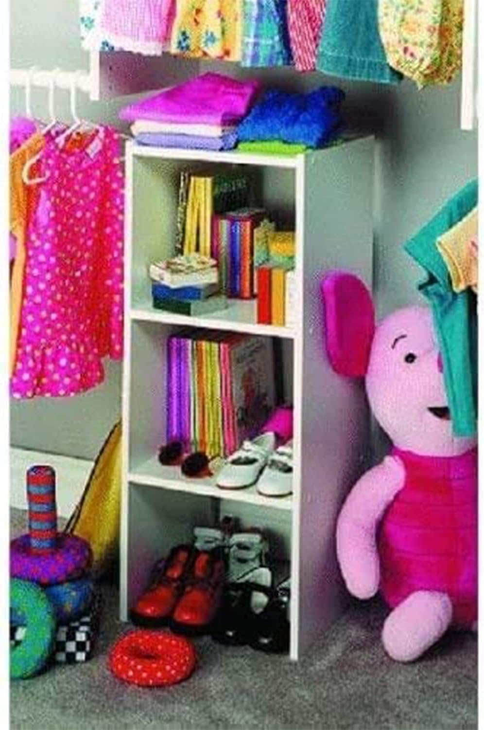 ClosetMaid Vertical Cube Organizer, White (3 Pack)