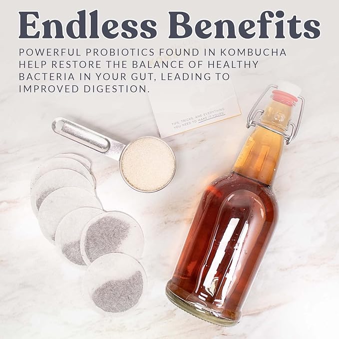 Cultures for Health Continuous Kombucha Brewing Jar with Spigot | 5 Liter Glass Jar with Spout for DIY Fermentation | Long Term Kombucha SCOBY Hotel Jar | Daily Kombucha Tea Probiotic Drink Dispenser