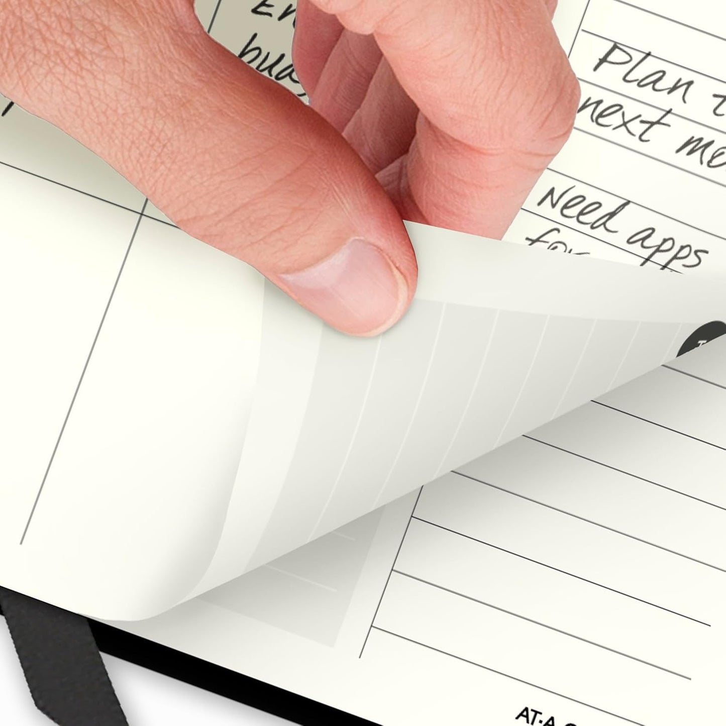 AT-A-GLANCE 2026 Appointment Book Planner, Weekly & Monthly, 7.5" x 10", Large, Plan. Write. Remember., Casebound, Black (7069500526)