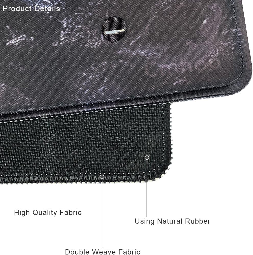 XXL Professional Large Mouse Pad & Computer Game Mouse Mat (35.4x15.7x0.1IN, 90x40 fireball007)