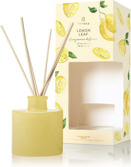 Thymes Petite Reed Diffuser - 4 Fl Oz - Lemon Leaf
