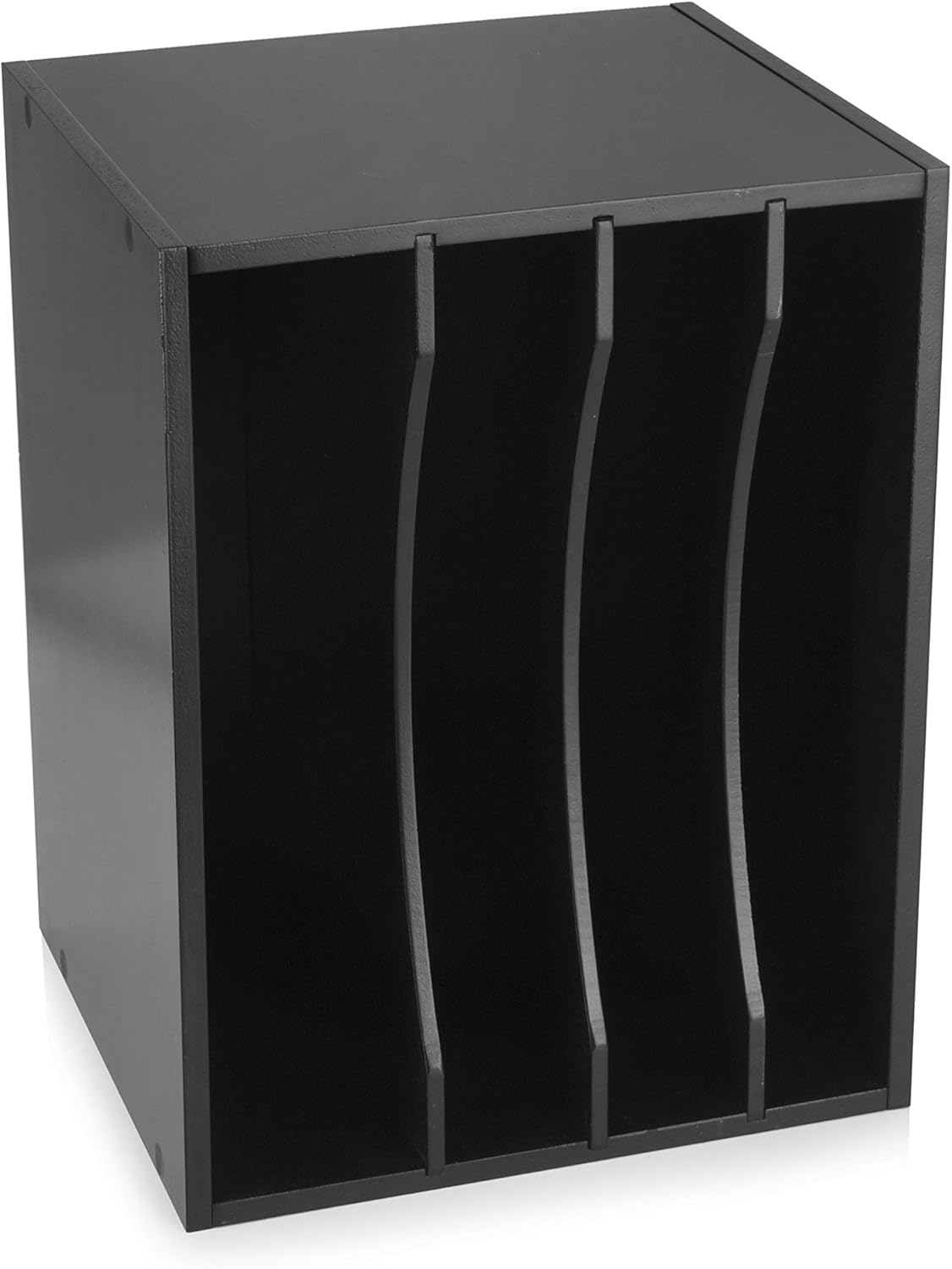 EMERIT Paper Organzier Wood Desktop Organizer Storage Letter Tray File Sorter with Adjustable Shelves for Home Office