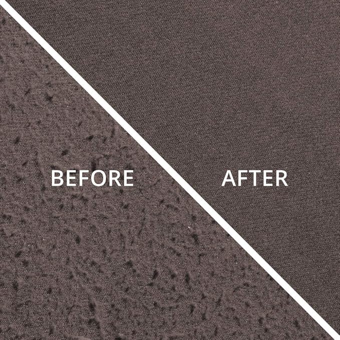 GLEENER Battery-Free Fabric Shaver & Lint Brush | Ultimate Fuzz Remover Sweater Comb | Lint Remover and Depiller for Clothing & Furniture (Taupe)