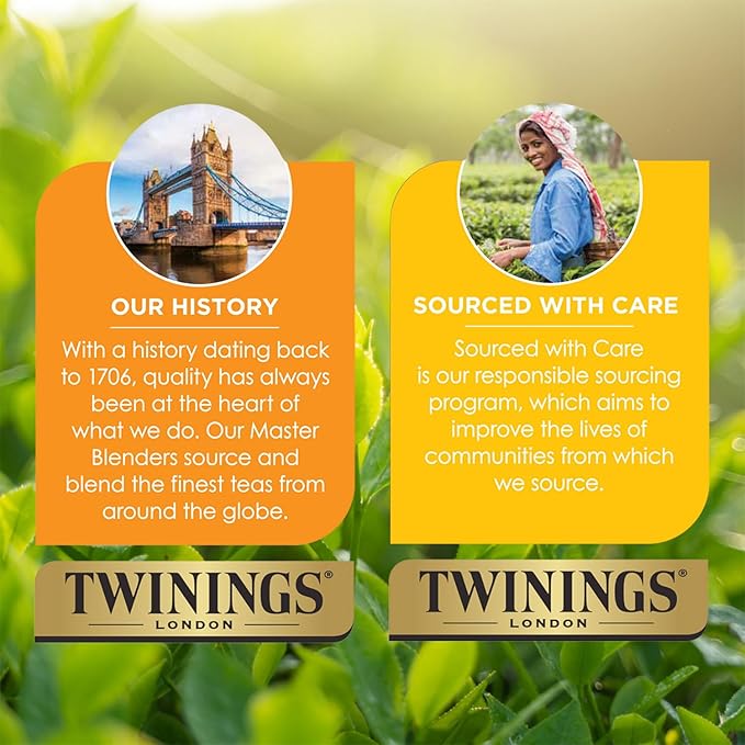 Twinings of London Honeybush, Mandarin, and Orange Herbal Tea Bags, 20 Count