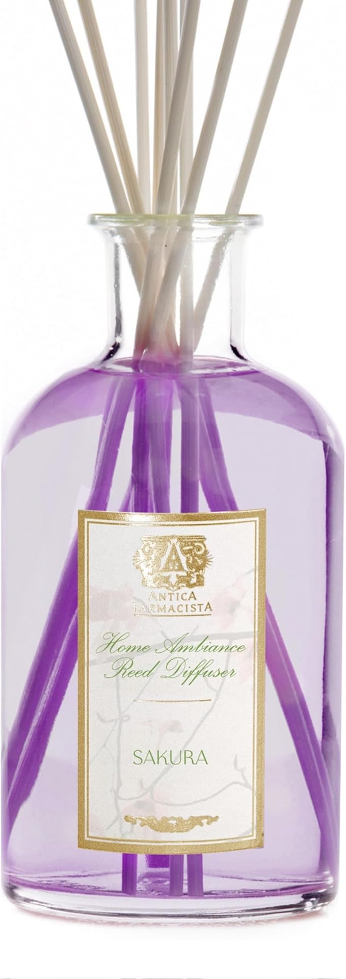 Antica Farmacista Home Ambiance Diffuser - Long-Lasting Reed Scent Diffuser - Luxury Room Freshener Gift - Sakura, 16.9 fl oz